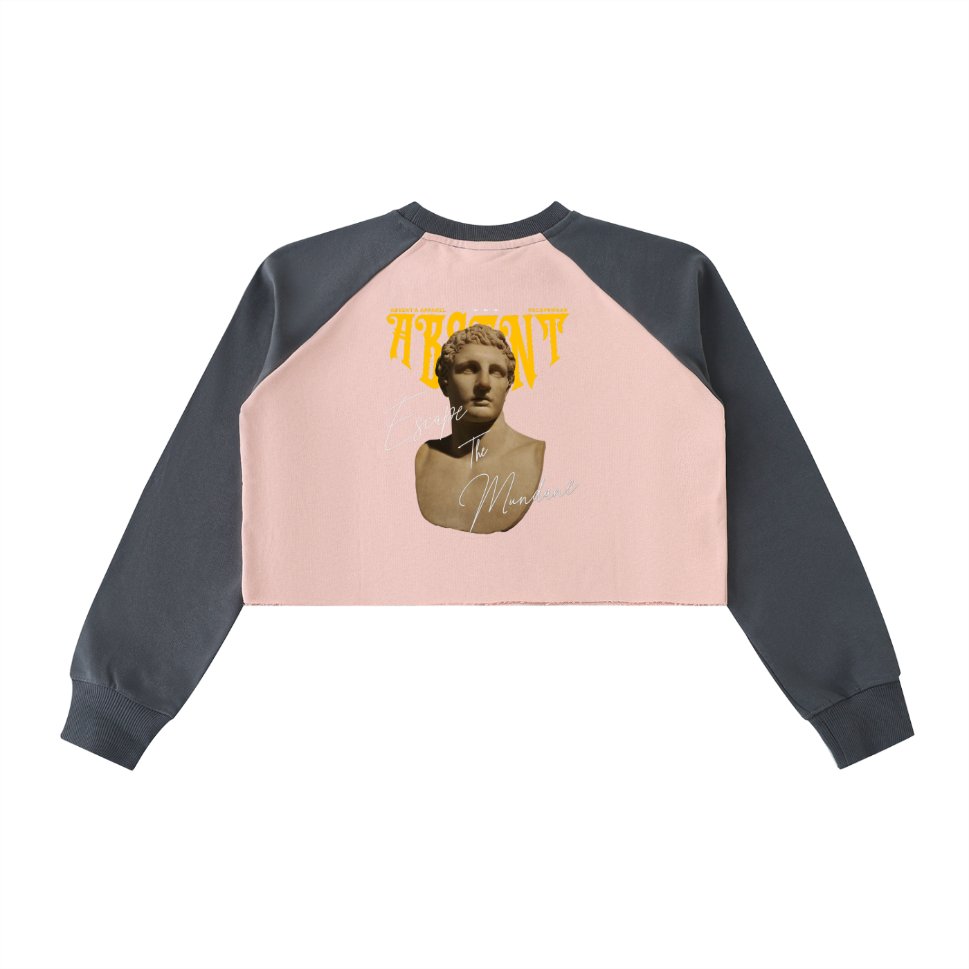 Meleager leader of the Hunt-Block Raglan Crop Sweatshirt