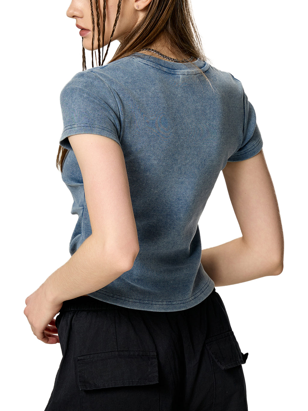 Vintaged-Wash Cotton T-Shirt-Escape Aperture